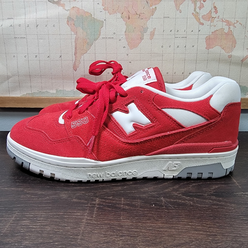 Brand New New Balance 550 Suede Pack Team Red Mens Size 120